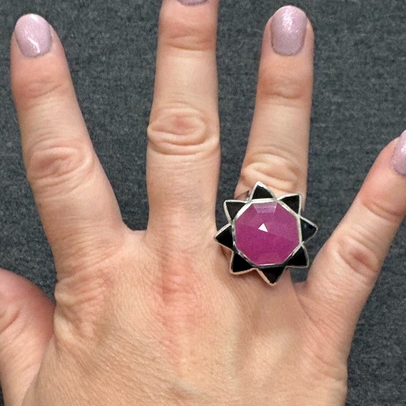 Stephen Webster 
STERLING SILVER 
RUBY AND ENAMEL RING - Picture 9 of 14